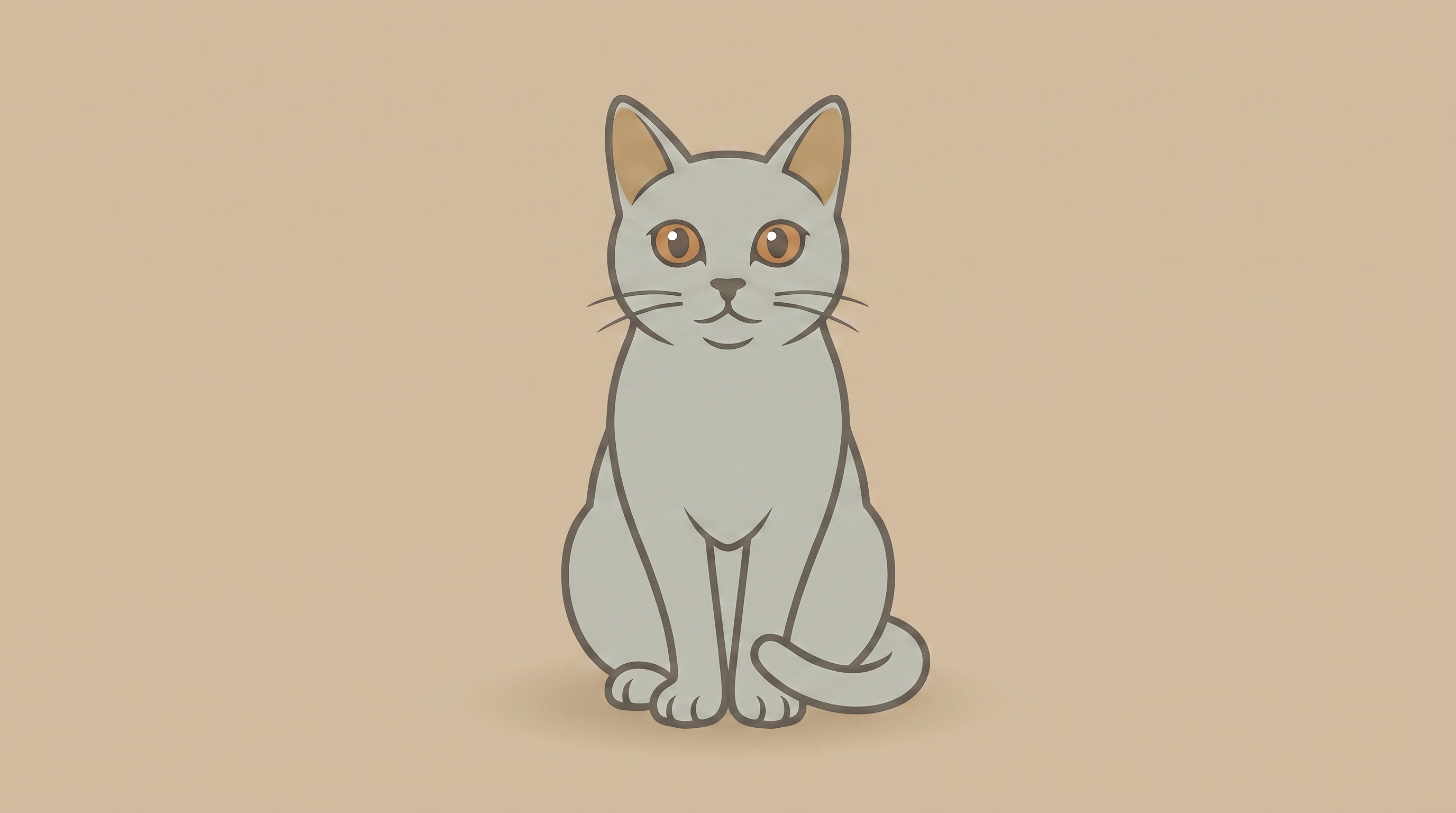 Illustration of a cat